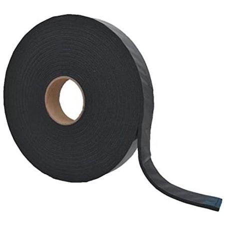 Ap Products AP Products APP018-1400125B 0.25 x 1.5 in. x 30 ft Cap Tape Black with Mylar APP018-1400125B